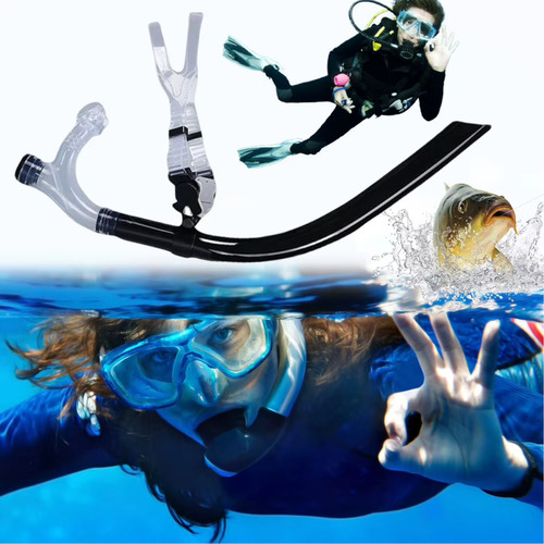Respirador Snorkel Frontal Silicone Com Válvula