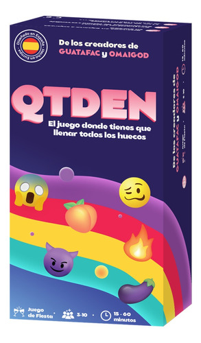 Juego De Mesa Qtden - Asmodee Juego Para Previas