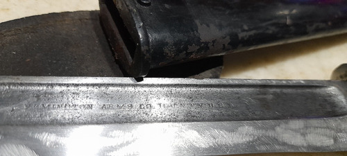Bayoneta Remington Año 1950con Vaina De Metal (Usado)