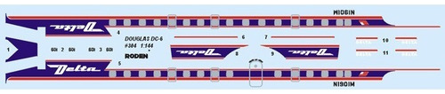 Douglas DC-6 Delta Airlines - 1/144 - Roden 304