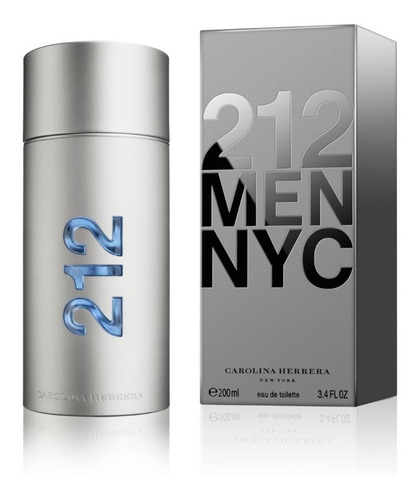 Carolina Herrera 212 Nyc Men Edt 200 ml Para Hombre