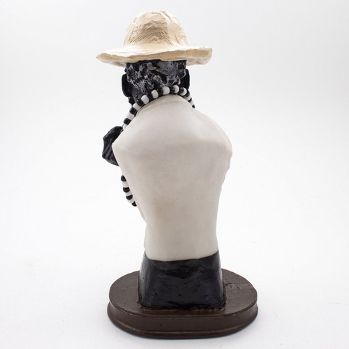 Imagem Busto Preto Velho Resina 20 Cm
