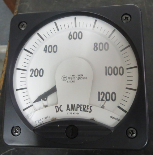 Westinghouse Kx-241 Amp Meter 0-1200 Amps Ccs