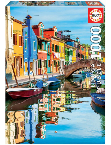 Rompecabezas Burano 1000 Piezas. Educa Puzzle