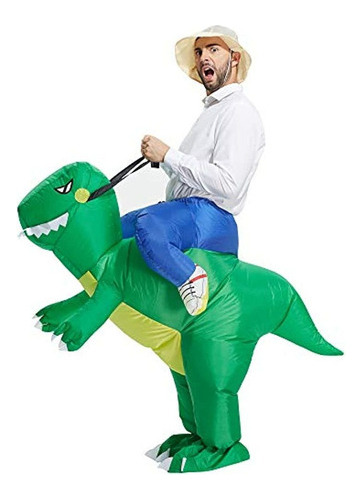 Disfraz De Dinosaurio Inflable Para Adultos, Talla Unica