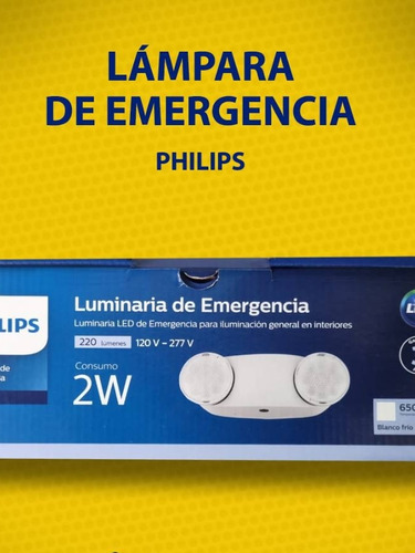 Lampara Led De Emergencia Philips 