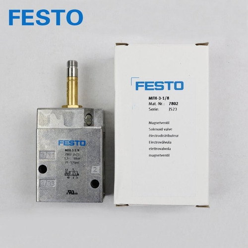 Electrovalvula Festo (original) 7802 Mfh-3-1/8 Nueva!