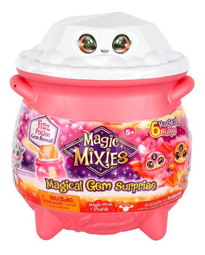 Magic Mixies - Caldeirão Mágico Gem Surprise - Rosa