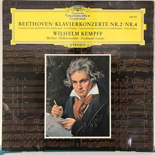 Ludwig Van Beethoven - Klavierkonzerte Nr. 2 Nr. 4 Lp