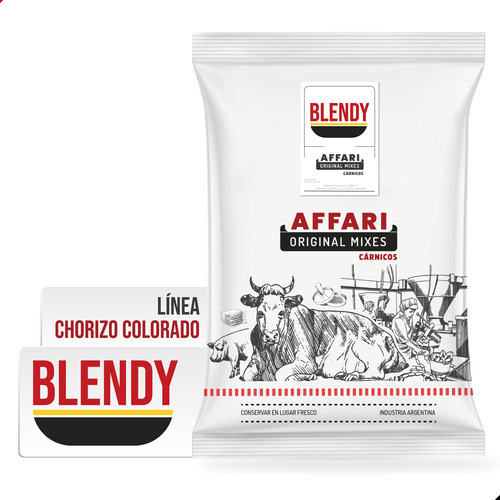 Blendy Polvo Integral Para Fabricar Chorizo Colorado X1kg