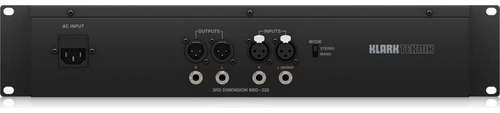 Klark Teknik 3rd Dimension Bbd-320 Procesador Análogo Chorus