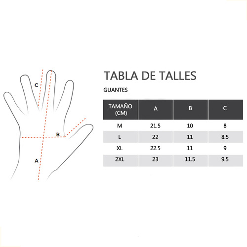 Guantes Moto Con Protecciones - Hombre - Negro/amarillo