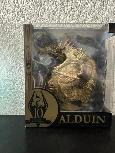 Elder Scrolls V: Skyrim Alduin Gold Figura