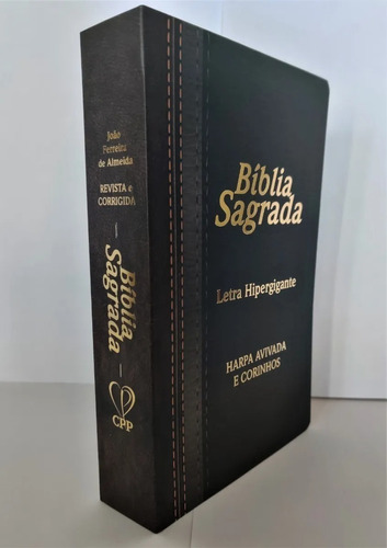 Bíblia Sagrada Letra Extragigante Harpa Corinhos 