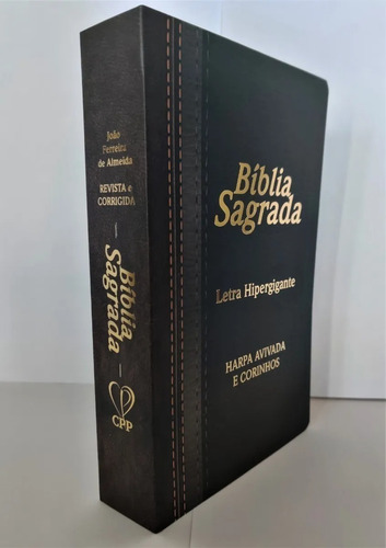 Bíblia Sagrada Letra Extragigante Harpa Corinhos 