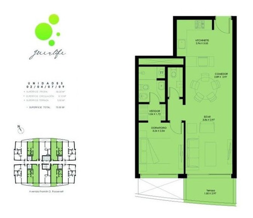 Apartamento 1 Dormitorio En Roosevelt, Punta Del Este