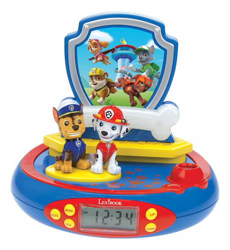 Patrulla Canina Lexibook Paw Patrol Chase Radio Reloj Proyec