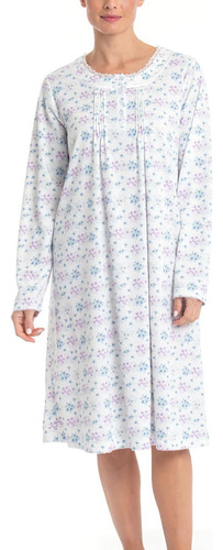 Camisa Camisón Dormir Pijama Algodón Dama Mujer Suave LG