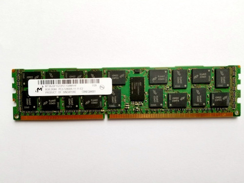 Memoria  Ram Servidores 8 Gb Ddr3 2rx4 Pc3-12800r Ecc Reg