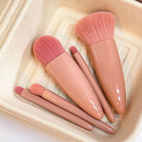 Juego De Pinceles De Maquillaje Mini Corrector Portátil