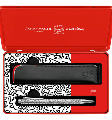 Caneta Caran Dache Ecridor Keith Haring Edição Limitada