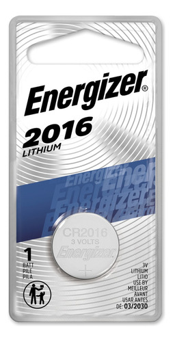 Pilas Energizer Litio 2016 1pk