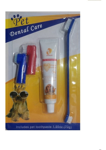Cepillo Dental Para Mascotas Perros Y Pasta De Dientes
