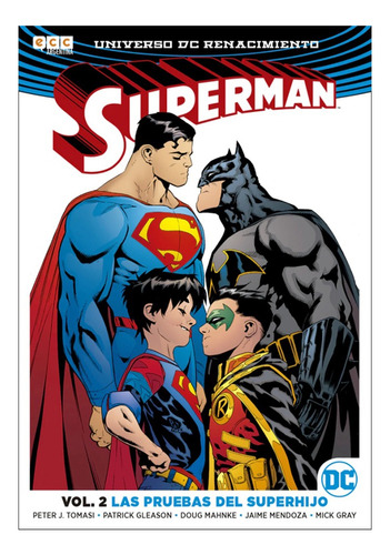 Superman Pruebas Del Superhijo + Cards Dc Comics Ovni Press