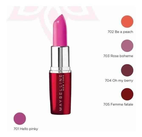 Labial Maybelline Hydra Extreme 701 Hello Pinky Color Hello Pink