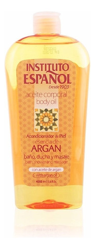 Aceite de Argan Corporal Instituto Español 400 mL