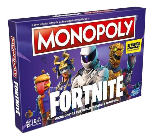 Imagen 2 de 3 de Juego de mesa Monopoly Fortnite Hasbro E6603