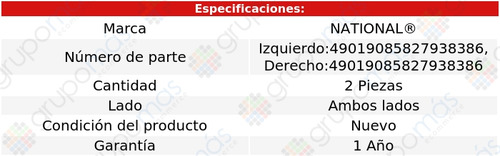 Retenes Rueda National Fw100 Pickup L6 3.7l 1961 A 1965