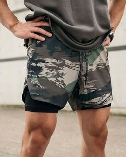 Pantalones Cortos Deportivos Camuflaje Secado Rápido