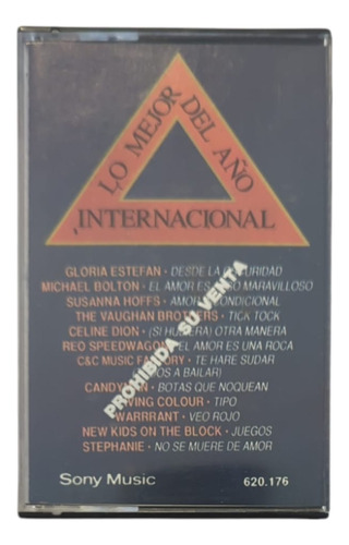 Cassette Lo Mejor Del Año 1991 Celine Dion Supercultura