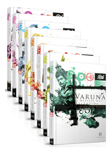 Coleção Saga Dos Capelinos Serie 1 8 Volumes, De Albert Paul Dahoui. Editorial Lachatre, Capa Mole Em