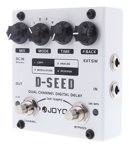 . Pedal De Efeitos Joyo Digital Guitar Delay Dual D-seed