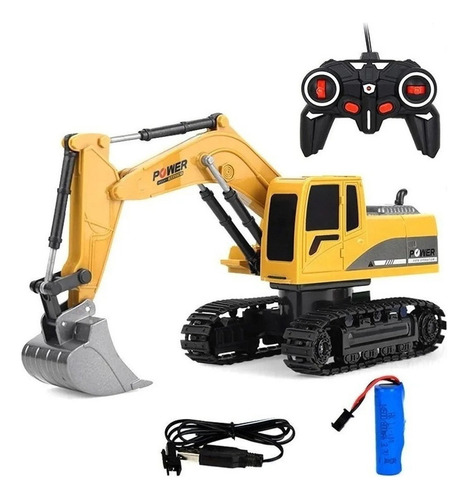 Excavadora Eléctrica Tractor Rc Car Regalo Para Niños A