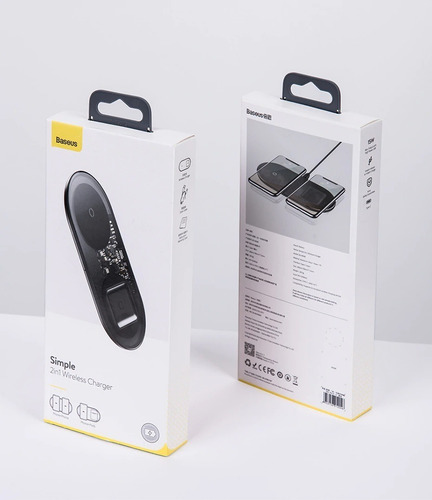 Carregador Wireless 2em1 iPhone 11 Pro Max AirPods Baseus
