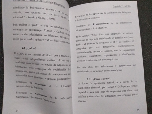 Diagnóstico De Estrategias Y Estilos De Aprendizaje (Usado)