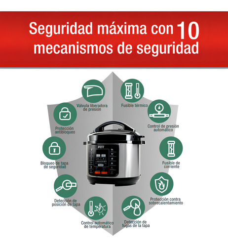 Olla De Presión Eléctrica Multifunción Koblenz Magic Pot Plateado 60 (Usado)