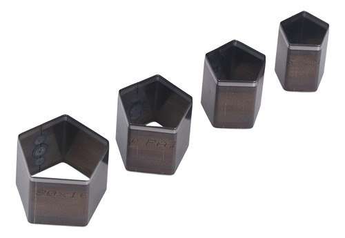 Leather Punching Dies Set 4pcs Pentagon Cutting Die Alloy