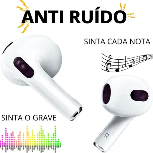 Fone De Ouvido Sem Fio Bluetooth Premium Anti Ruído