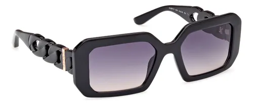 Lentes De Sol Negro Brillante Degradé Guess Gu0011001b
