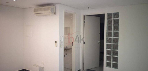 Imagem 1 de 6 de Sala Comercial Para Alugar Em Moema. Avenida Lavandisca, 741. São 38m² Com Sala De Reunião, Sala Social, 2 Banheiros E 1 Vaga Na Garagem. - Sa0385