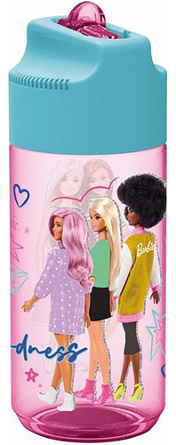 Botella Agua Bebidas Para Niñas Barbie 420ml