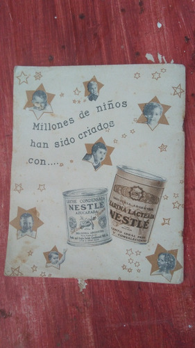 Antigua Publicidad Nestlé Cómo Criar Bebé Con Carta Firmada (Usado)