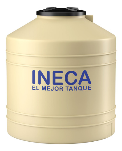 Tanque De Agua Domiciliario Ineca El Mejor Tanque Tricapa Vertical Polietileno 1500L Beige De 156 Cm x 126 Cm