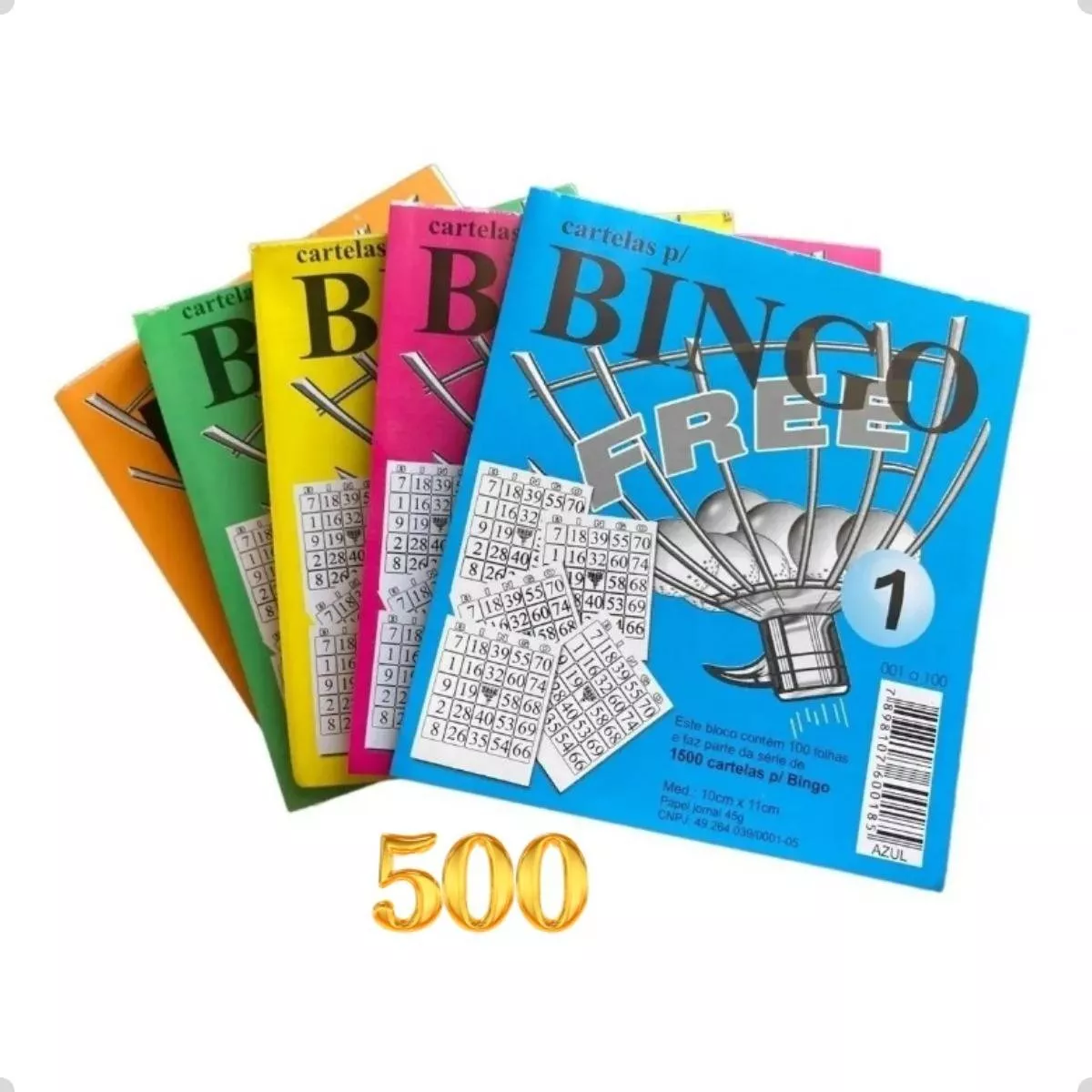 Primeira imagem para pesquisa de cartela de bingo