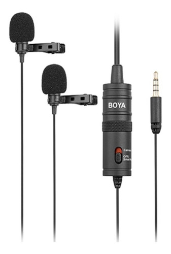 Micrófono By-m1dm Dual Omni-direccional Lavalier Boya