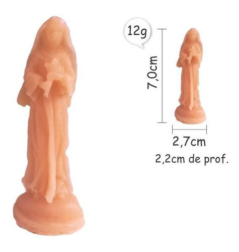Imagem 2 de 3 de Molde Forma Silicone Santa Rita Ib-180